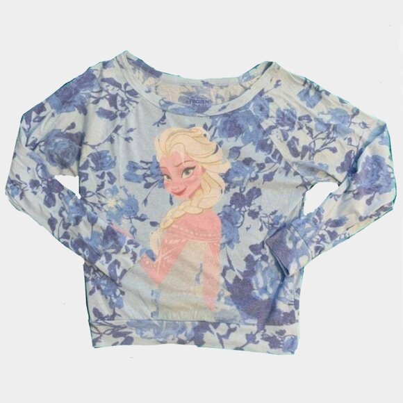 Brand New Women's Disney Frozen Elsa Long Sleeve Shirt Top - Picture 2 of 9